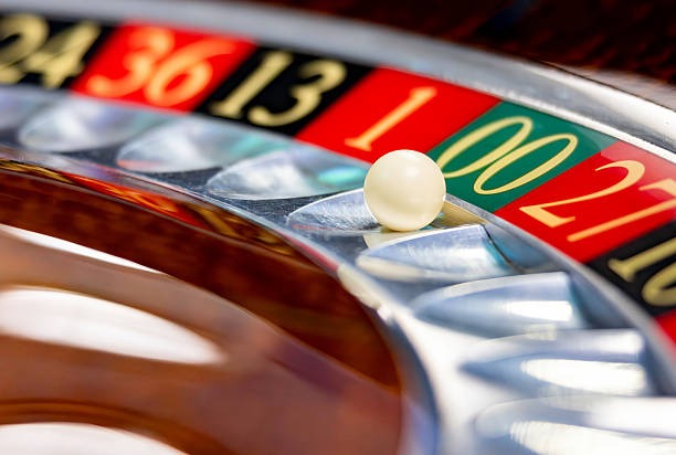 Live casino studio with multiple camera feeds